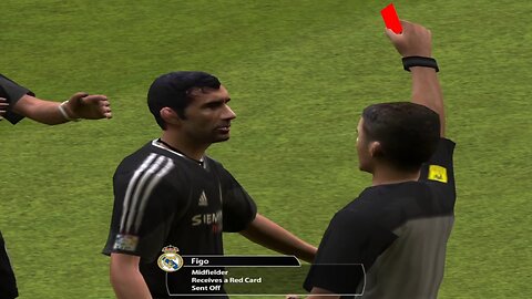 Luis Figo Red Card Vs Atletico Madrid | FIFA 2005