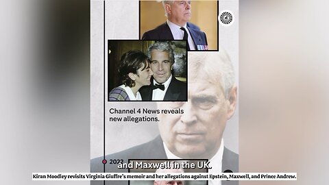 Kiran Moodley revisits Virginia Giuffre’s memoir and her allegations against Epstein, Maxwell,