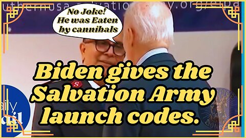 Biden sends Army to war. Salvation Army