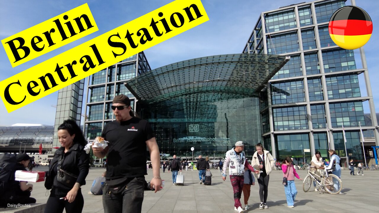 [4K🇩🇪] BERLIN Hauptbahnhof Walkthrough (Berlin Central Station Tour)