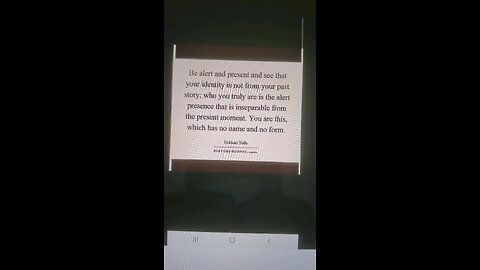 be alert and present