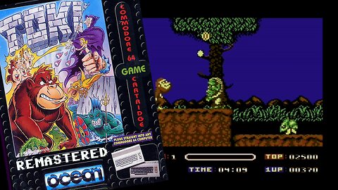 C64 Preview - Toki Remastered - (Level 1 - beta 0.9)- PAL 50fps