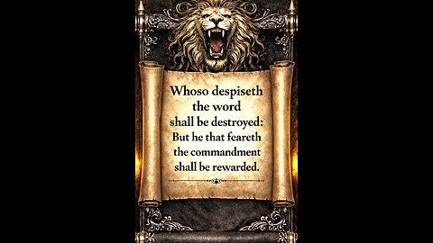 Whoso despiseth the word