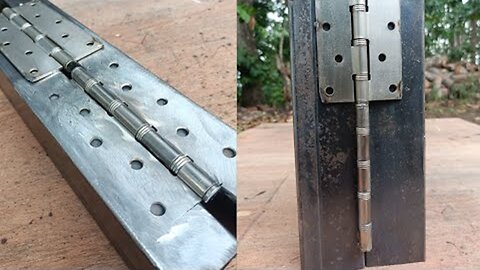 Few People Know How to Install Wooden Door Hinges on a Square Profile Tube