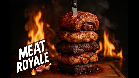 MEAT ROYALE – Goat, Chicken, Porchetta & Lamb Feast 🔥🥩🍗