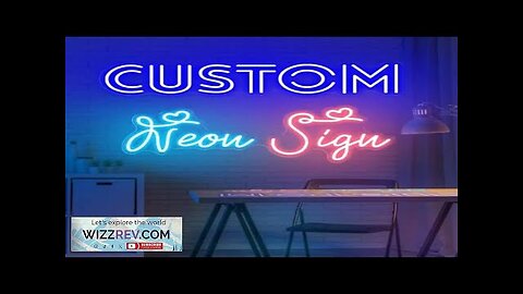 Personalized LED Neon Light Sign for Bedroom Wall Custom Neon Sign Text Review