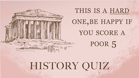 HARD History Quiz