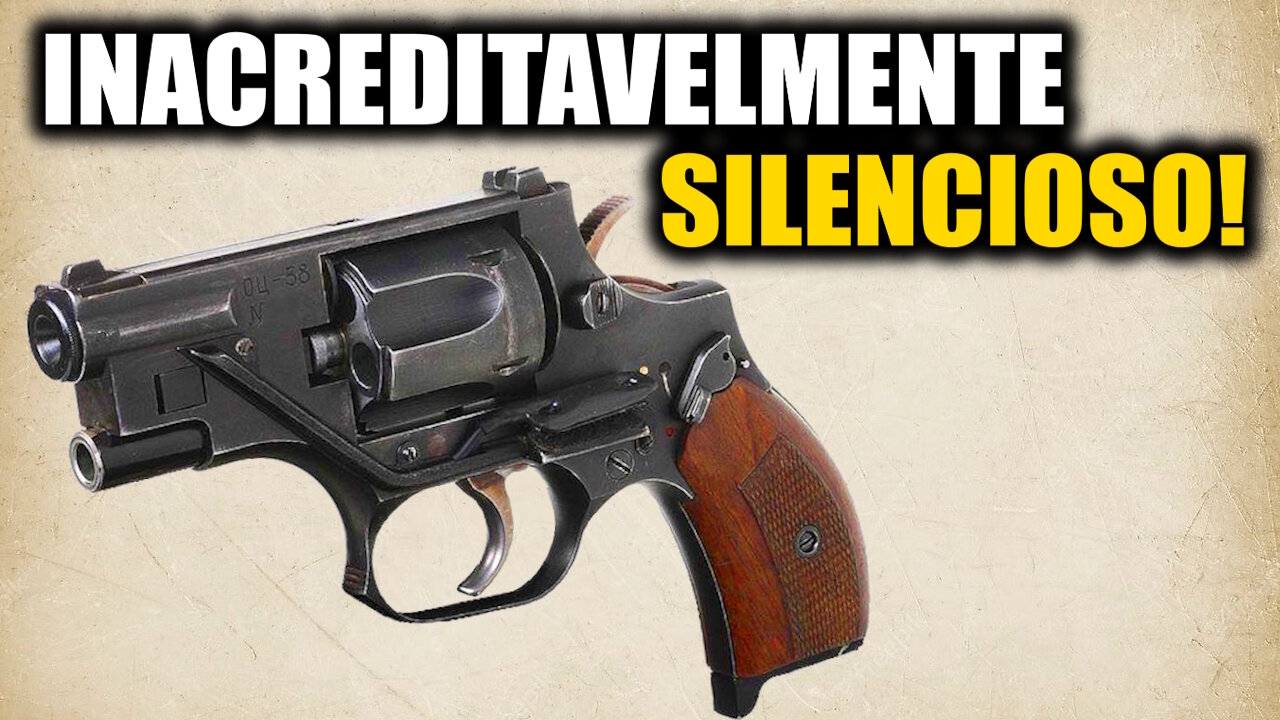 Revólver OTs-38 é 100% silencioso SEM SUPRESSOR! 😱