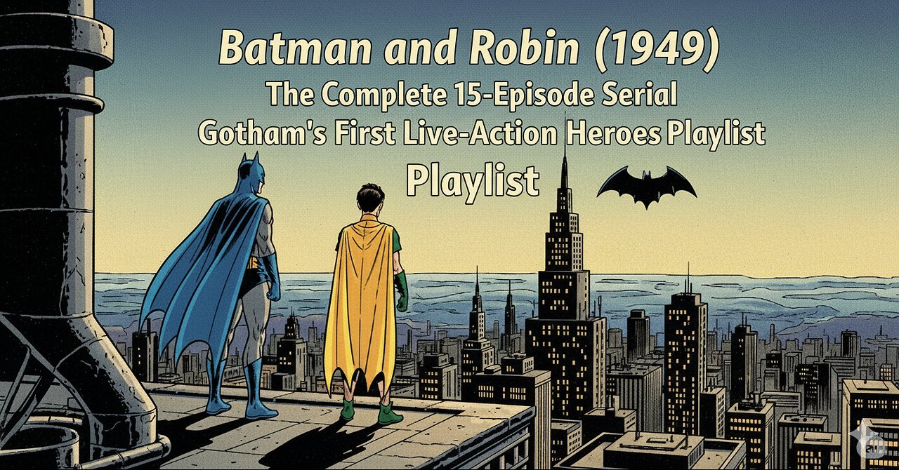 🚨 Snippet - Batman and Robin (1949) The Complete 15-Episode Serial Gotham's First Live-Action Heroes