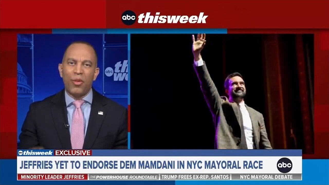 Rep Hakeem Jeffries REFUSES To Say Why He Won't Endorse Mamdani