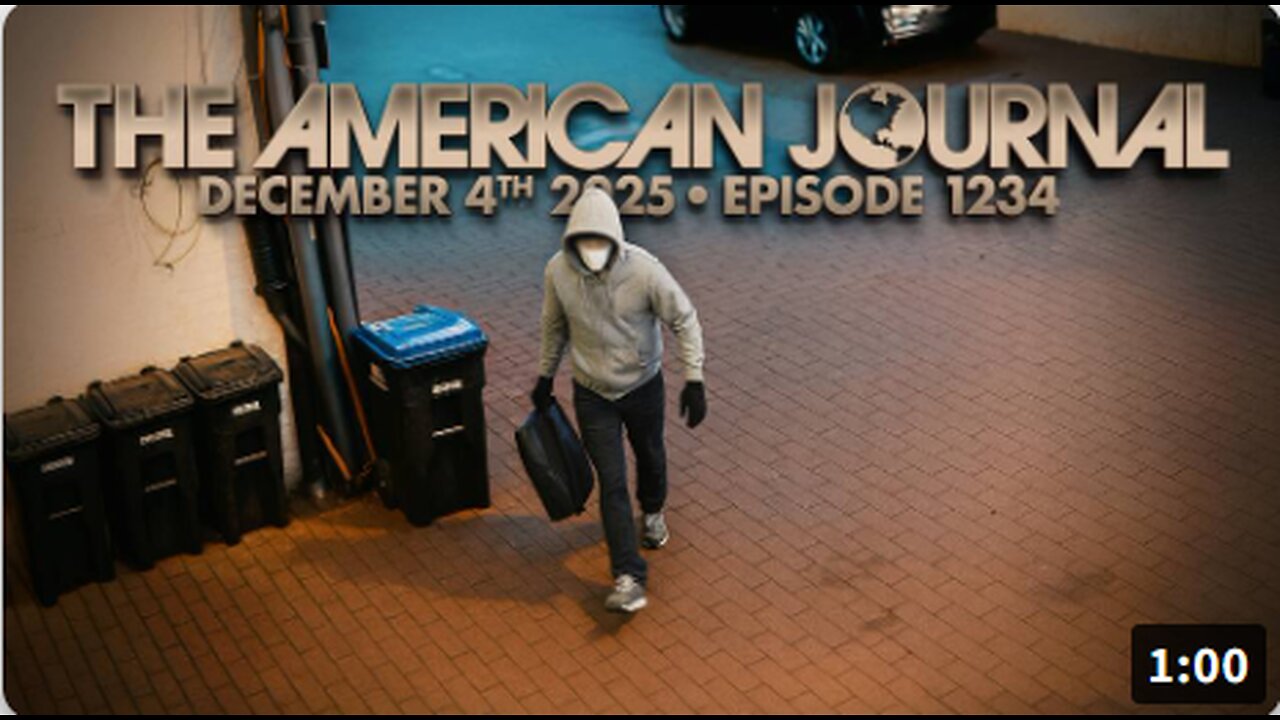 The American Journal: FBI Arrests J6 Pipe Bomb Suspect, Deep State Going After Hegseth To Get To Trump & DOJ Moves To Clean Voter Rolls - FULL SHOW - 12.04.2025