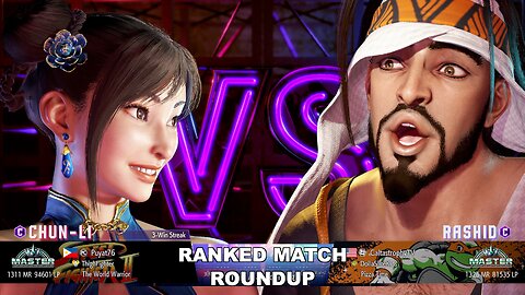 Kuya Kalbo SF6 Ranked Roundup. Chun Li Master Rank [Hori Fight Stick]