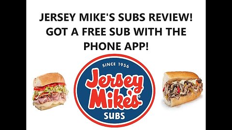 🥪JERSEY MIKE'S SUBS REVIEW! GOT A FREE SUB WITH THE PHONE APP!