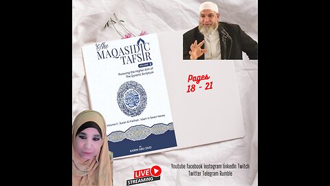 MAQASIDIC TAFSIR PAGES 18 - 21