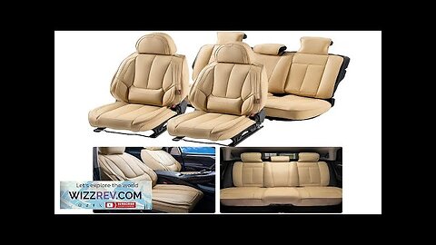 VEVOR Seat Covers Universal Car Seat Covers Full Set Seats Front Review