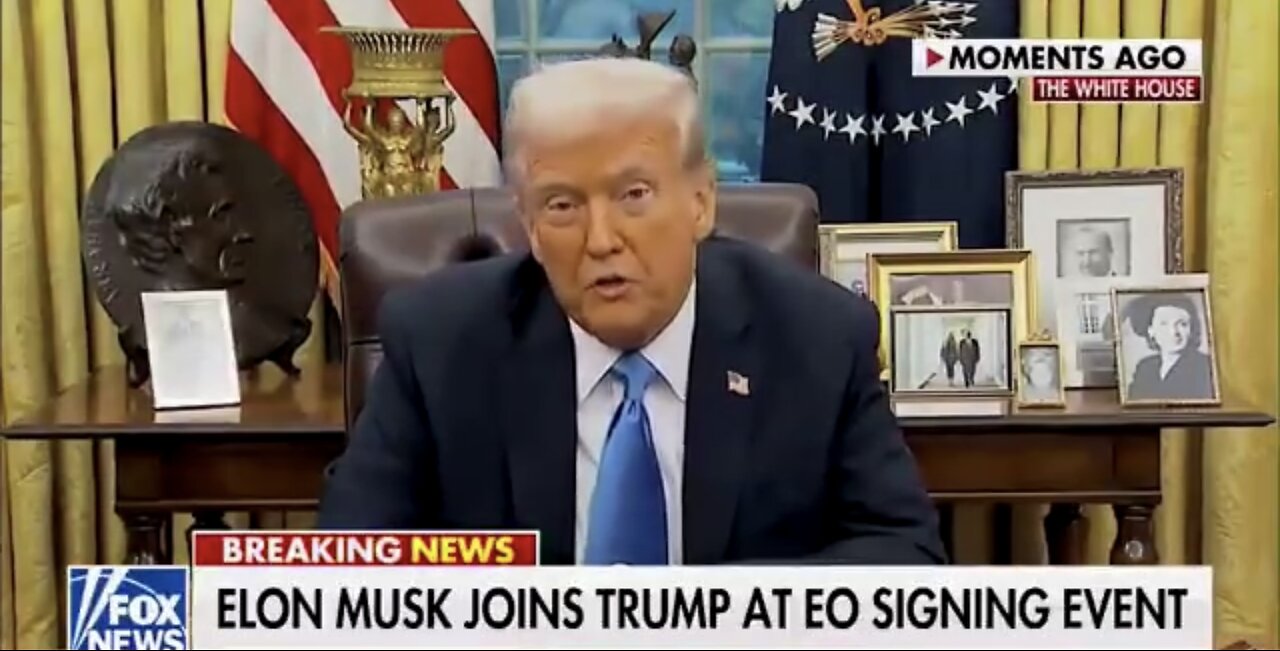 TRUMP❤️🇺🇸🥇🪽ELON MUSK SPEAK🤍🇺🇸🏅🪽📑✍️AT EXECUTIVE ORDER EVENT💙🇺🇸🏅🪽🏛️⭐️