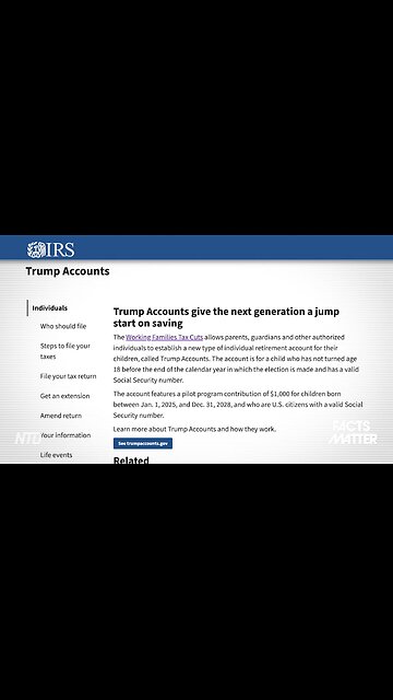 Trump Accounts: Newborns are getting stock market investment accounts