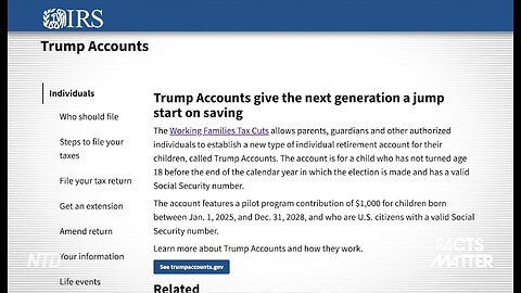 Trump Accounts: Newborns are getting stock market investment accounts