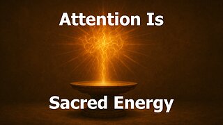 Attention Is Sacred Energy