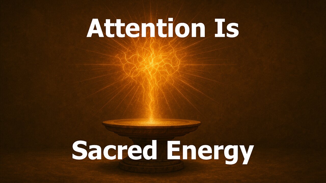 Attention Is Sacred Energy