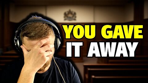 You Didn’t Lose in Court — You Gave It Away! Here's WHY!