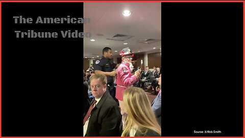 wo Protesters Go Berserk as Pete Hegseth Gives Impassioned Senate Hearing Speech