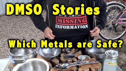 Mixing DMSO with Metal Utensils - yes, you can!