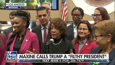 Maxine Waters' TDS Kicks In