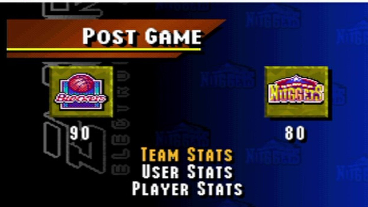 Snes game NBA Live 95