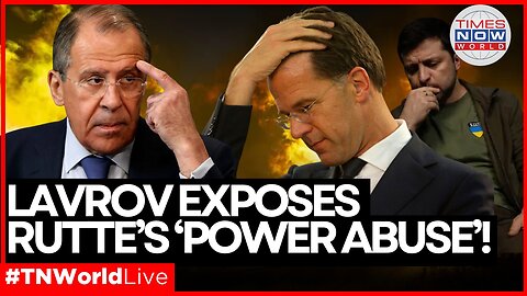 LIVE | Lavrov Slams Rutte for Blocking Peace, Pushing Ukraine Into War