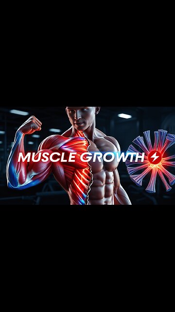 How Muscles Actually Grow 😮 | The Science Behind Muscle Growth Explained #Shorts