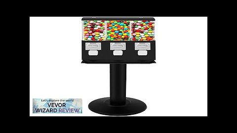 VEVOR Triple Head Candy Vending Machine 1-inch Gumball Vending Machine Commercial Gumball Review