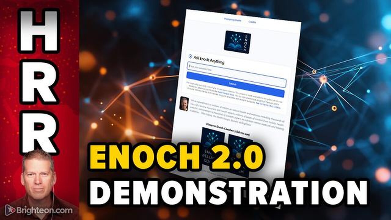 Enoch 2.0 demonstration by creator Mike Adams