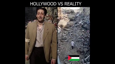 Zionist Hollywood vs live streamed genocide.