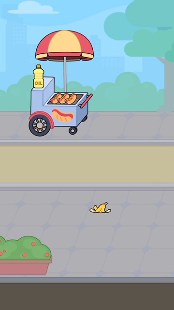 The oil was even more dangerous than the banana! #shorts