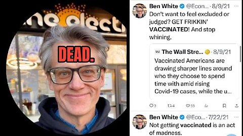 MARK OFF ANOTHER COVID VACCINE ASSHOLE REPORTER!