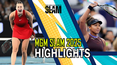 Aryna Sabalenka vs Naomi Osaka Exhibition Match Highlights | MGM Rewards Slam 2025