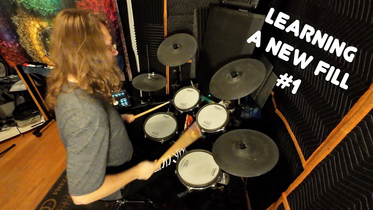 Hop on my drumming journey! Learning a new fill (#1)