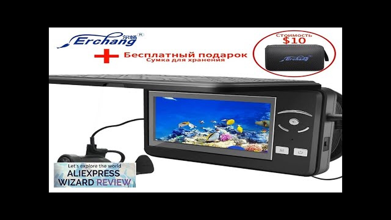 4.3 Inch Underwater Fishing Camera F431B Monitor 4x Digital Zoom Fish Finder Review