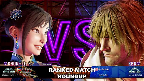 Kuya Kalbo SF6 Ranked Roundup. Chun Li Master Rank [Hori Fight Stick]