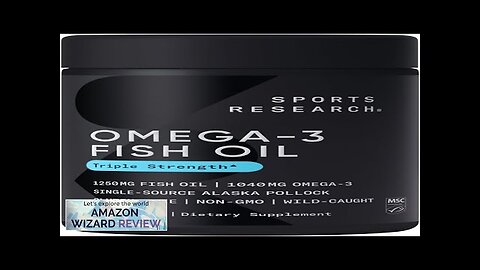 Sports Research Triple Strength Omega 3 Fish Oil Burpless Fish Oil Review