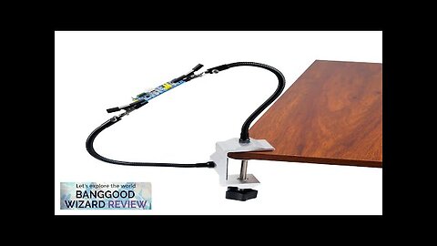 Multi Soldering Station Two Hand Flexing Arm Metal Electric Iron Holder Review