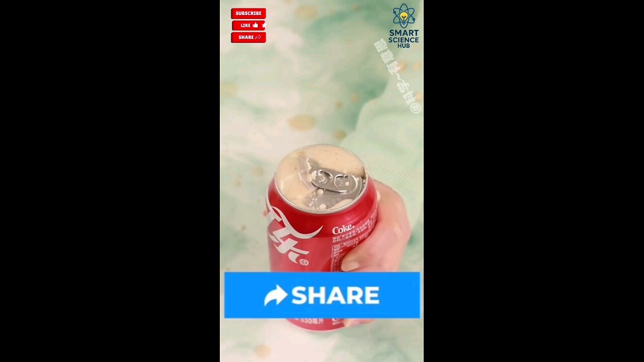 “Mini Coke Volcano Experiment! 🔥| Simple Home Science Trick”