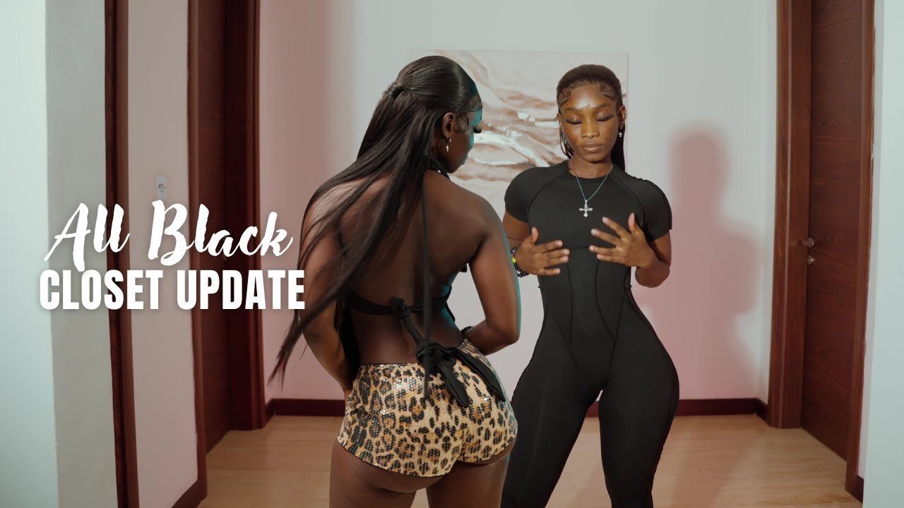 All Black Closet Update!!