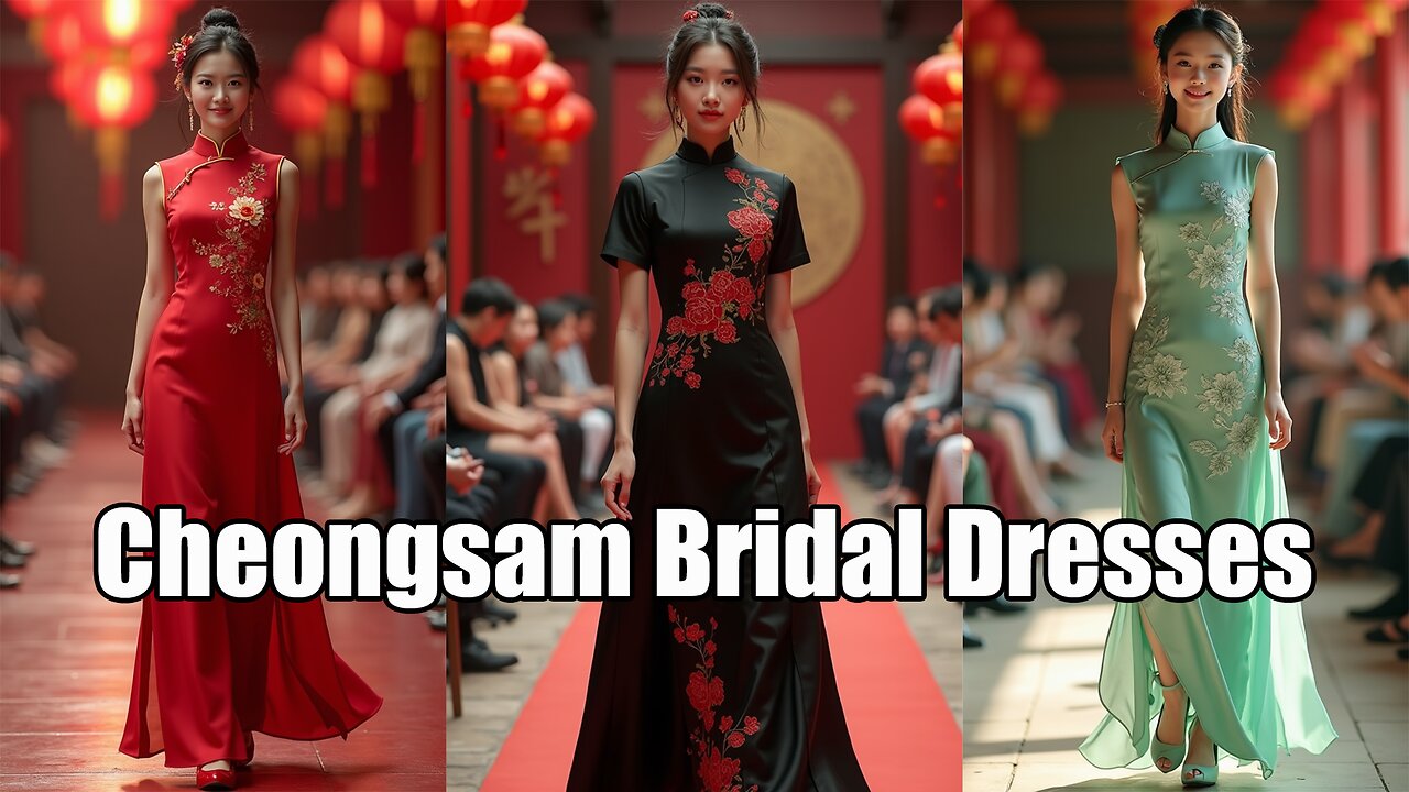 Stunning Cheongsam Bridal Collection – Elegant Chinese Wedding Inspirations