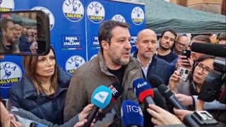 Salvini - UCRAINA. SALVINI: UN MACRON QUALUNQUE NON FERMERÀ LA PACE (08.03.25)