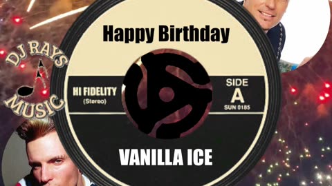 HAPPY BIRTHDAY to VANILLA ICE