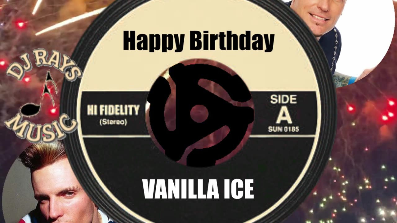 HAPPY BIRTHDAY to VANILLA ICE