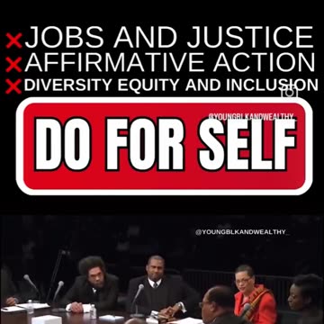 WE GOT TO DO IT FOR OURSELVES