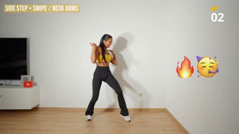 FUN DANCE WORKOUT for Weight Loss – Full Body Fat Burn, No Equipment.